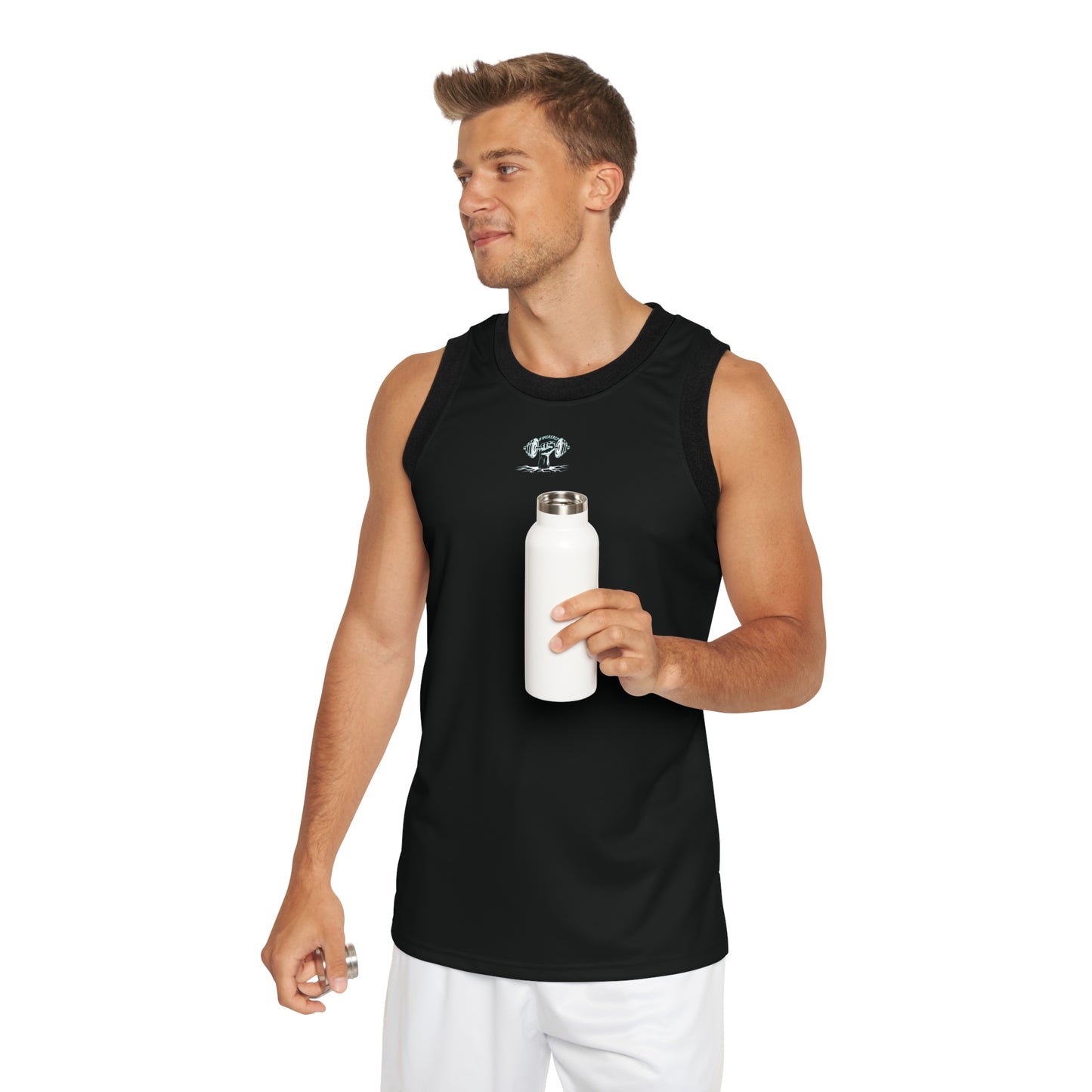#1MOREREP LOGO Sports Tank (Black)