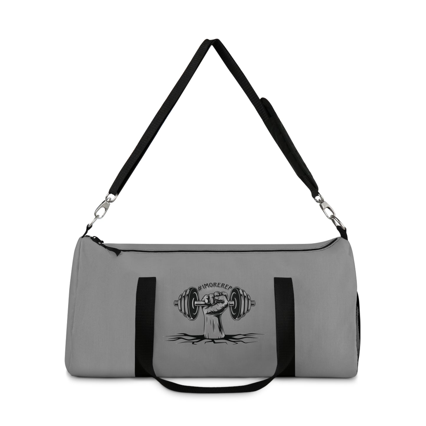 #1MOREREP LOGO Gym Duffel Bag (Grey)