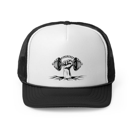 #1MOREREP LOGO Strength Motivational Trucker Cap